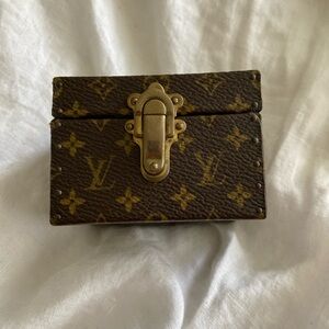 Louis Vuitton small jewelry box 2x3 inches